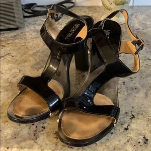 Michael Kors patent leather sandals